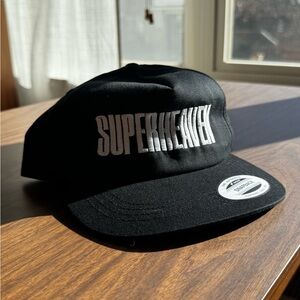 Black Superheaven Snapback Hat